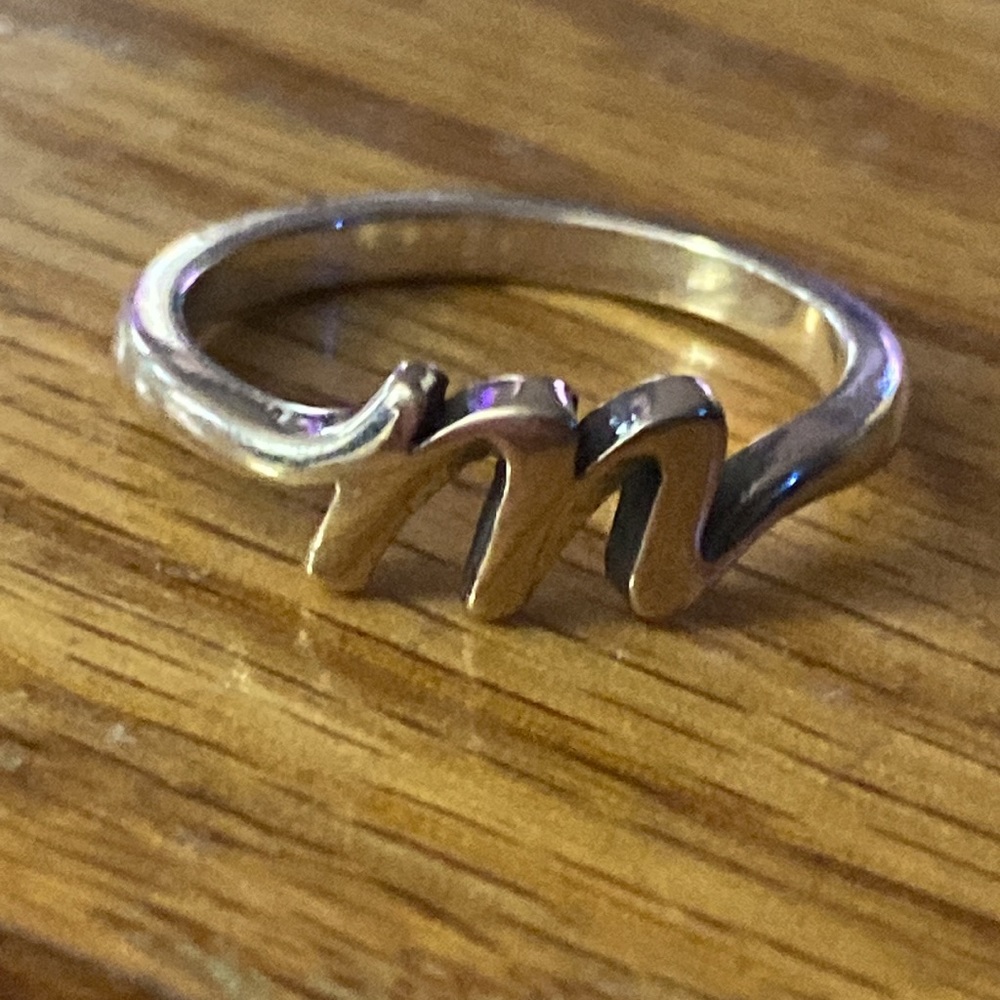 New James Avery script initial ring. This is a new “m” size 9 ring. - Picture 4 of 4